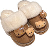 Hello Kitty Fuzzy Slippers for Women Girls,Cute Fluffy House Shoes Warm Christmas Birthday Gift for Daughter Wife Girlfriend Bestie
