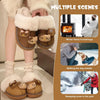 Hello Kitty Fuzzy Slippers for Women Girls,Cute Fluffy House Shoes Warm Christmas Birthday Gift for Daughter Wife Girlfriend Bestie