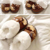 Hello Kitty Fuzzy Slippers for Women Girls,Cute Fluffy House Shoes Warm Christmas Birthday Gift for Daughter Wife Girlfriend Bestie